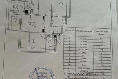 Apartament cu 4 camere decomandat în Rahova