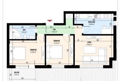 Apartament cu 3 camere decomandat în Bragadiru - 2