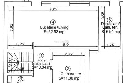Duplex cu 5 camere cu Canalizare în Moșnița Nouă - 2