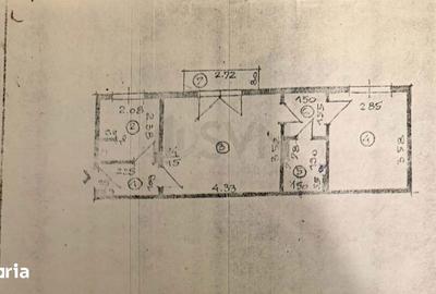 Apartament cu 2 camere, mobilat în Romană