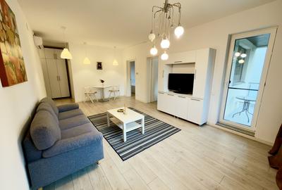 Apartament cu 2 camere semidecomandat, mobilat în Pipera - 2