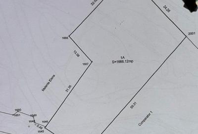 Teren de 1666.12 mp, în Prundu