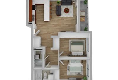 Apartament cu 3 camere semidecomandat în Andrei Mureșanu - 1