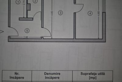 Apartament cu 2 camere semidecomandat în Radu Negru