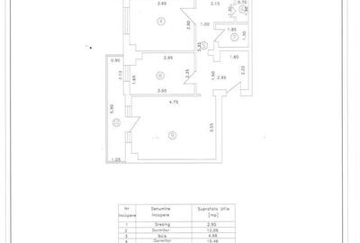 Apartament cu 3 camere decomandat în Gară
