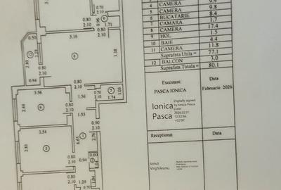 Apartament cu 4 camere semidecomandat în Moșilor