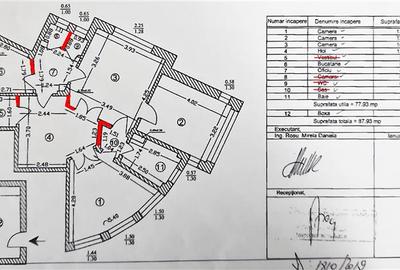 Apartament cu 3 camere semidecomandat în Foișorul de Foc