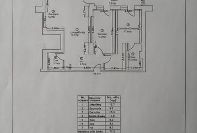 Apartament cu 3 camere decomandat, mobilat în Central - 7