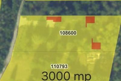 Teren de 3000 mp, în Exterior Vest
