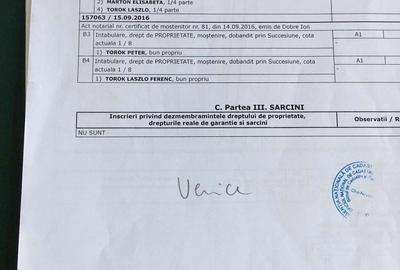 Teren de 2900 mp, în Baciu - 1
