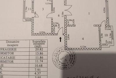 Apartament cu 3 camere în Țiglina 1