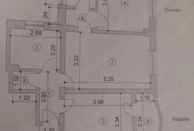 Apartament cu 2 camere semidecomandat în Onești - 1