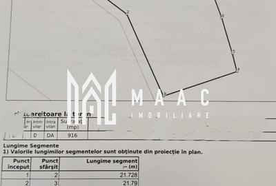 Teren Construcții intravilan de 916 mp, în Cisnădioara - 2