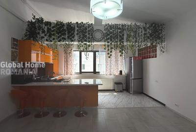 Apartament cu 2 camere semidecomandat, mobilat în Băneasa
