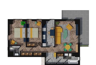 Apartament cu 3 camere în Păcurari - 1