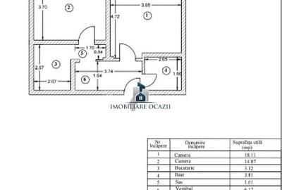 Apartament cu 2 camere decomandat, mobilat în Progresul - 4