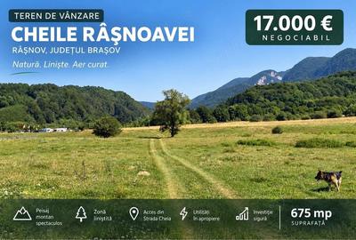 Teren de 675 mp, în Cheile Râșnoavei