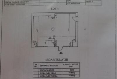 Spațiu comercial, de 39.59 mp, în Nerva Traian