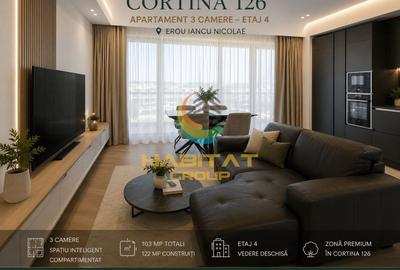 Apartament cu 3 camere decomandat, mobilat în Iancu Nicolae