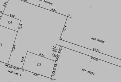 Casă cu 3 camere cu Teren 401 Mp în Central