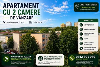 Apartament cu 2 camere în Central - 7