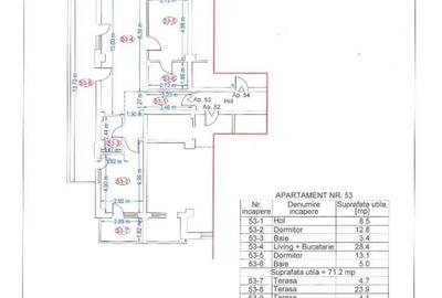 Apartament cu 3 camere decomandat în Central