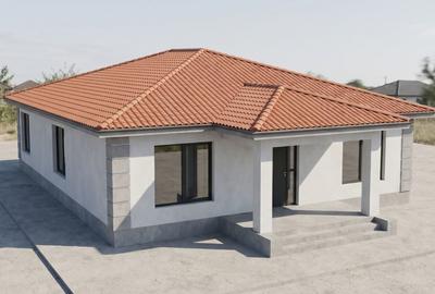 Casă individuală cu 4 camere cu Canalizare în Cumpăna