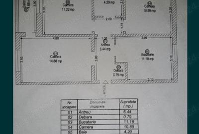 Apartament cu 3 camere în Central - 5