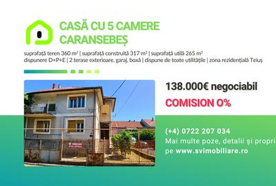 Casă individuală cu 5 camere cu Teren 360 Mp în Vest - 1