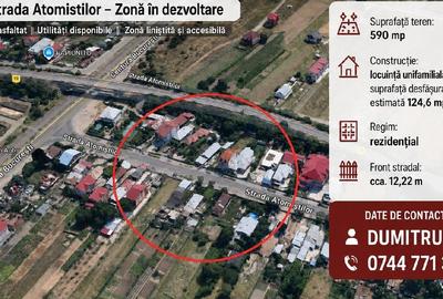 Casă individuală cu 4 camere cu Teren 590 Mp în Central