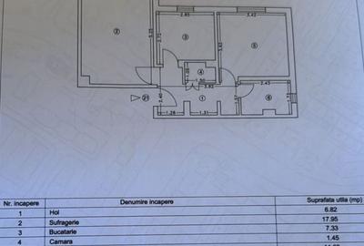 Apartament cu 2 camere decomandat în Inel II