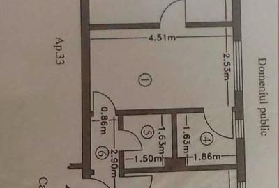 Apartament cu 2 camere semidecomandat în Central - 2