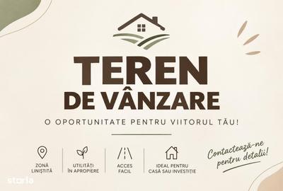 Teren de 468 mp, în Vânători