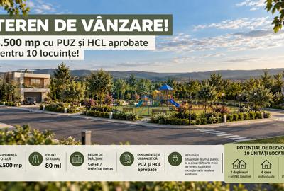 Teren intravilan de 4500 mp, în Dâmbul Rotund