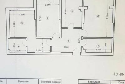 Apartament cu 3 camere decomandat în Central