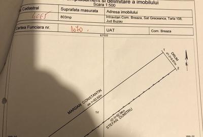 Teren de 1600 mp, în Breaza