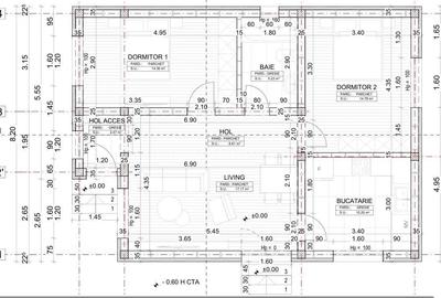 Casă cu 3 camere cu Teren 280 Mp în Clinceni
