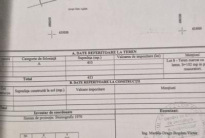 Teren de 453 mp, în Valea Lupului