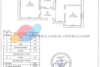 Apartament cu 3 camere în Central