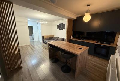 Apartament cu 2 camere semidecomandat, mobilat în Pipera