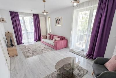 Apartament cu 2 camere decomandat, mobilat în Tractorul