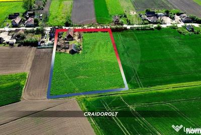 Casă cu 3 camere cu Teren 5000 Mp în Craidorolț