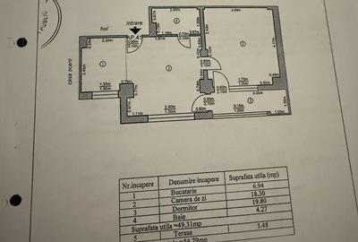 Apartament cu 2 camere decomandat în Central - 2