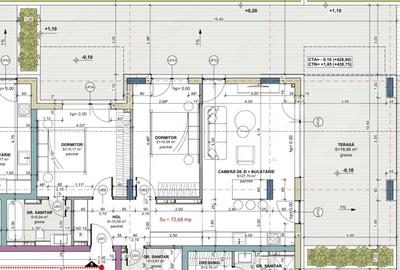 Apartament cu 3 camere semidecomandat în Iris