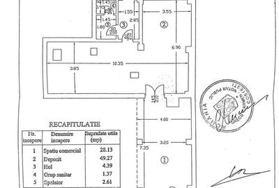 Spațiu comercial, de 85 mp, în Central