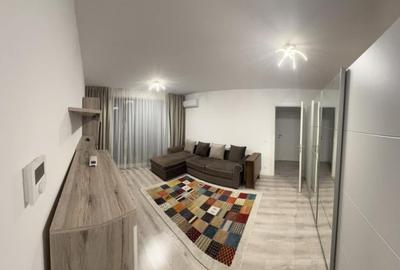 Apartament cu 2 camere semidecomandat, mobilat în Băneasa