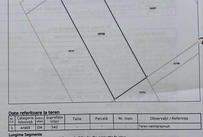 Teren de 542 mp, în Cumpăna