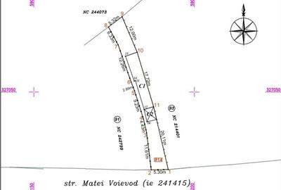 Casă cu 3 camere în Matei Voievod