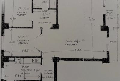 Apartament cu 3 camere semidecomandat în Universitate - 13