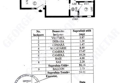 Apartament cu 2 camere în Vatra Luminoasă